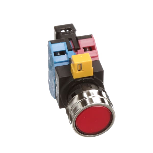 22mm Pushbutton Illuminated Red Button Face