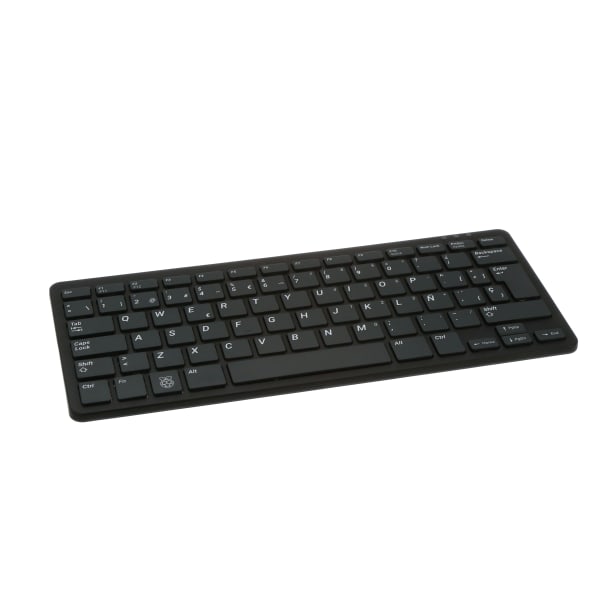 Negro del teclado de la frambuesa pi (ES)