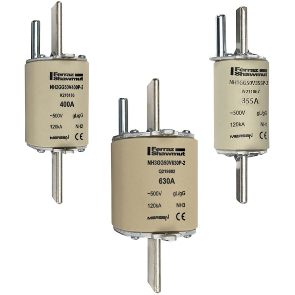 Mersen - Q201333 - Fuse-Link, NH System, Ceramic, With Striker, Size 1 ...