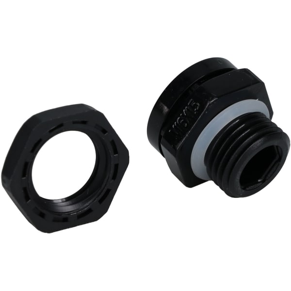 Bud Industries IPV67161B Enclosure Vent Plug,IP67,Round,M16x1.5,w