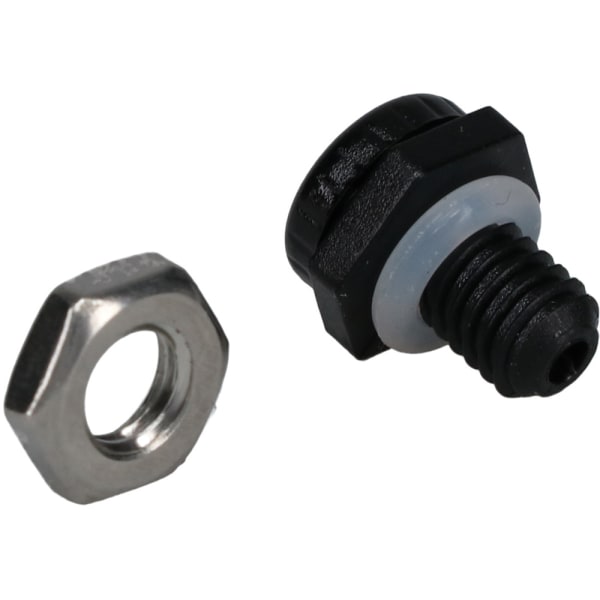 Bud Industries IPV67601B Enclosure Vent Plug,IP67,Round,M6x1.0,w