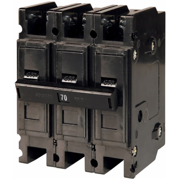Eaton Cutler Hammer QC3070HT QC BREAKER 3P 70A 240VAC MAX 10KAIC RS