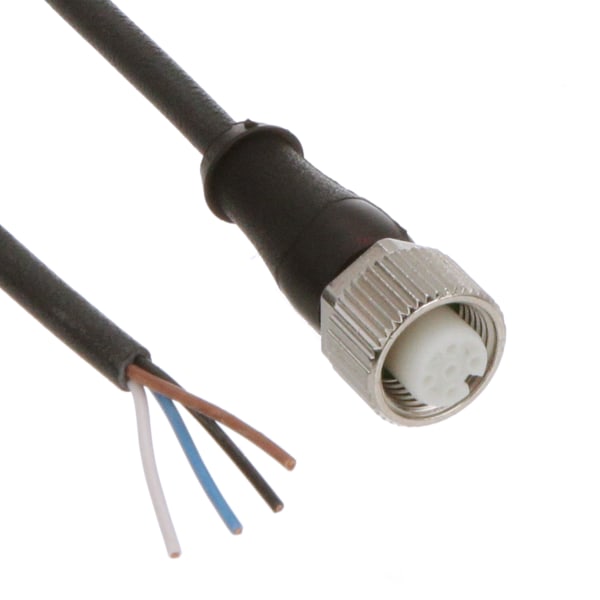 Leuze - KD U-M12-4A-P1-050 - Single Ended Cordset, M12