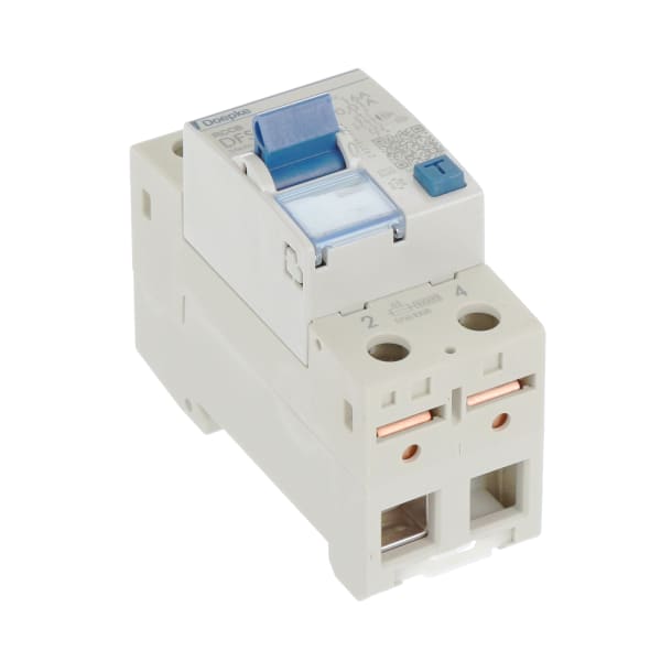 Altech Corp 09112601 Circuit Breaker,2 Pole,10mA,230VAC,16A,DIN Rail Mount,Screw Terminals RS