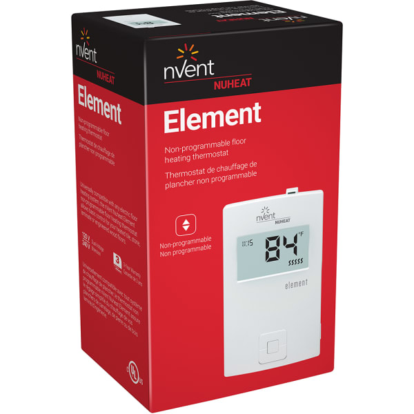 nVent NUHEAT ELEMENT Thermostat, Floor Heating, NonProgrammable