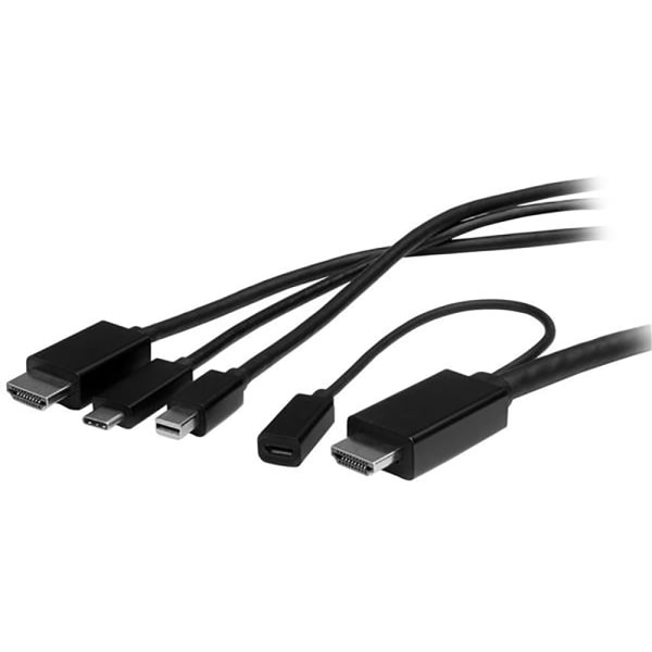 StarTech USB2CMB2M USB C to Mini USB Cable - 6 ft / 2m - M/M - USB 2.0 -  Mini USB Cord - USB C to Mini B Cable - USB Type C to Mini USB 