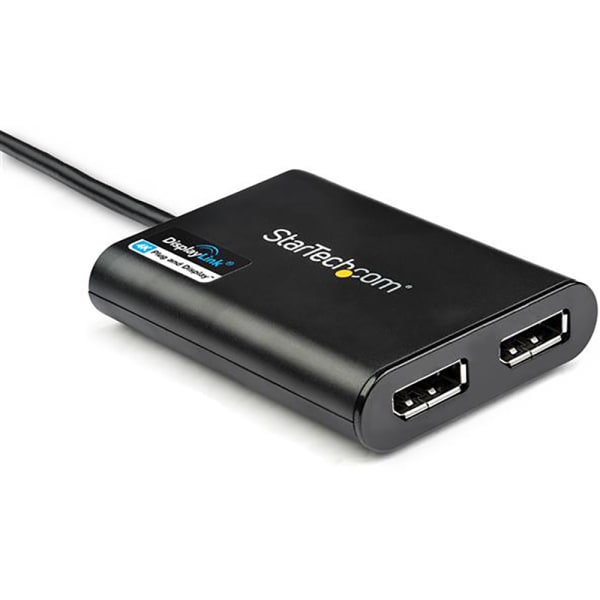 StarTech.com - USB32DP24K60 - USB to Dual DisplayPort Adapter - 4K