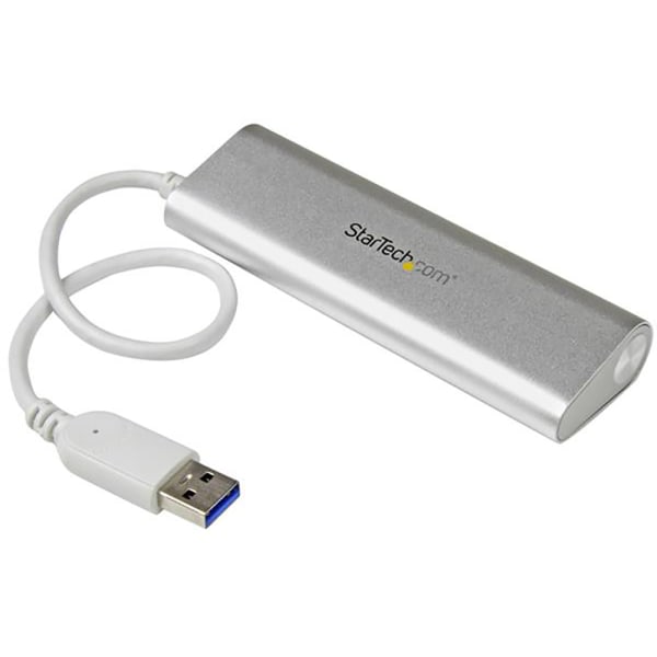 StarTech.com 4 Port USB 3.0 Hub 5Gbps w/Long Cable - Portable, Bus Powered  - ST4300PBU3 - USB Hubs 