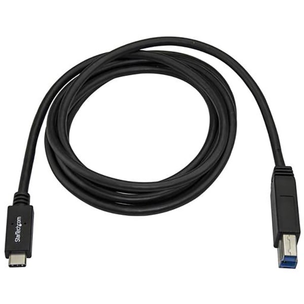 StarTech.com Black SuperSpeed USB 3.0 Cable A to B 6 ft - M/M - USB3SAB6BK  - USB Cables 