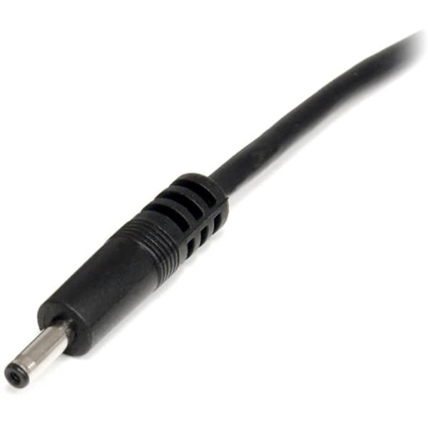 StarTech.com 1m USB to Type N Barrel 5V DC Power Cable - USB A to 5.5mm DC  - 1 Meter USB to 5.5mm DC Plug (USB2TYPEN1M), Black