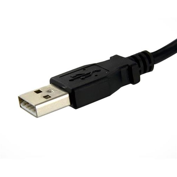 StarTech.com 1 ft Mini USB 2.0 Cable - USB A to Mini BF/M - USB cable - USB  (F) to mini-USB Type B (M) - USB 2.0 - 1 ft - black - USBMUSBFM1