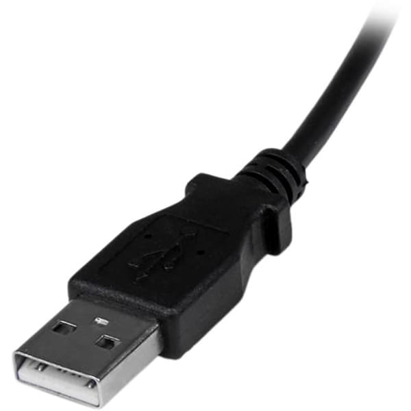 StarTech.com - USBAUB2MD - 2m Micro USB Cable Cord - A To Down Angle ...