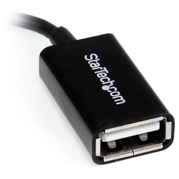 StarTech.com - UUSBOTGRA - 5in Right Angle Micro USB To USB OTG Host ...