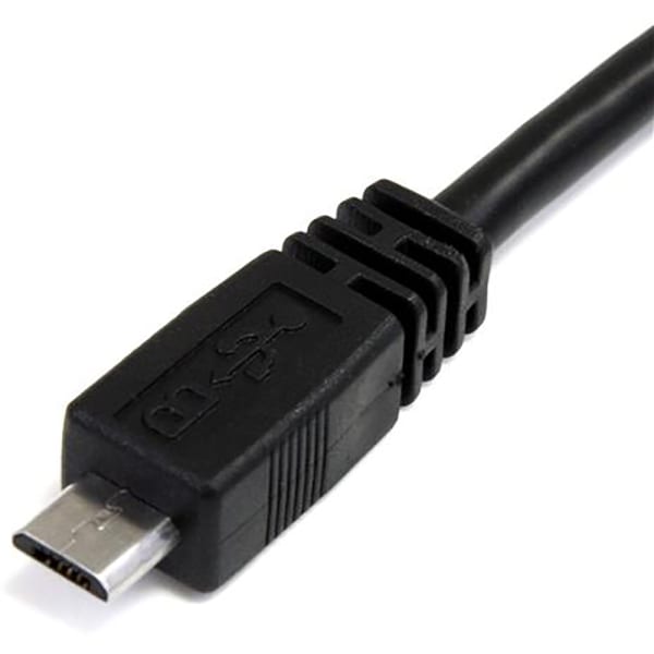 StarTech.com Cable USB Y de 3 pies para disco duro externo – USB A a Mini B  – Cable USB – USB (M) a Mini-USB tipo B (M) – USB 2.0 – Negro (USB2HABMY3)