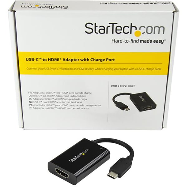 Cable Adaptador de 1m USB-C a HDMI 4K 60Hz - Negro - Cable USB Tipo C a HDMI  - Cable Conversor de Video USBC - StarTech 
