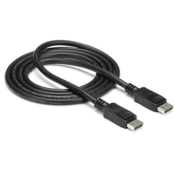 DisplayPort 1.2 Cable with Latches, M/M, 4k