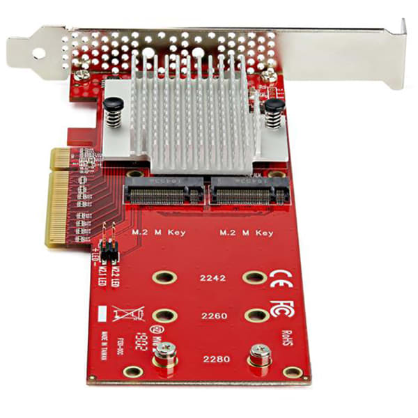 StarTech.com U.2 to M.2 Adapter for U.2 NVMe SSD - M.2 PCIe x4 Host  Interface - U.2 SSD SFF-8643 Adapter - M2 PCIe - M2E4SFF8643 - Storage  Mounts & Enclosures 