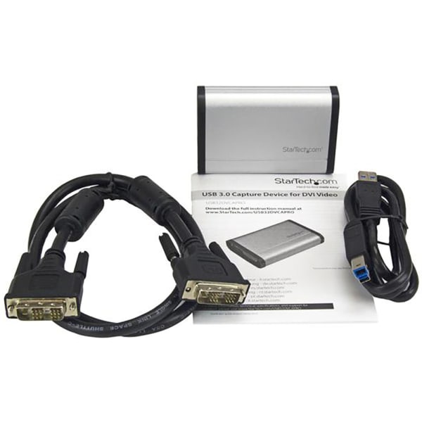 StarTech.com USB 3.0 Video Capture Device - HDMI / DVI / VGA - 1080p 60fps  - USB3HDCAP - Streaming Devices 