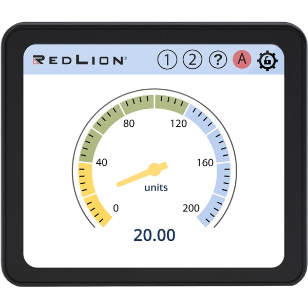 PM500D0400800F00 - Red Lion Controls - Panel Meter, Digital Input, 4.3