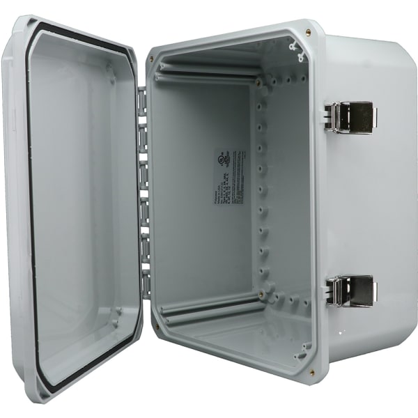 Bud Industries - Dph-28714 - Pc Enclosure,gray,hinge Cover,ip68,nema 6p 