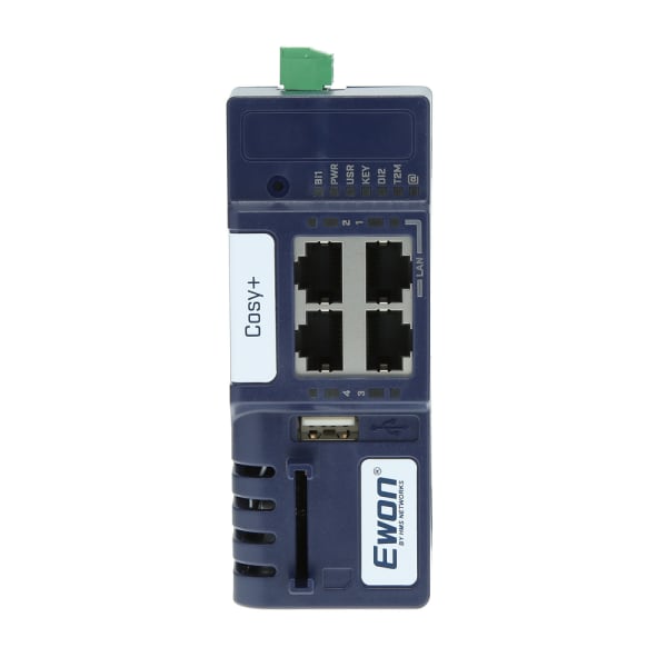 Puerta de enlace VPN, enrutador Ethernet, LAN/WAN, 4 puerto, serie EWON