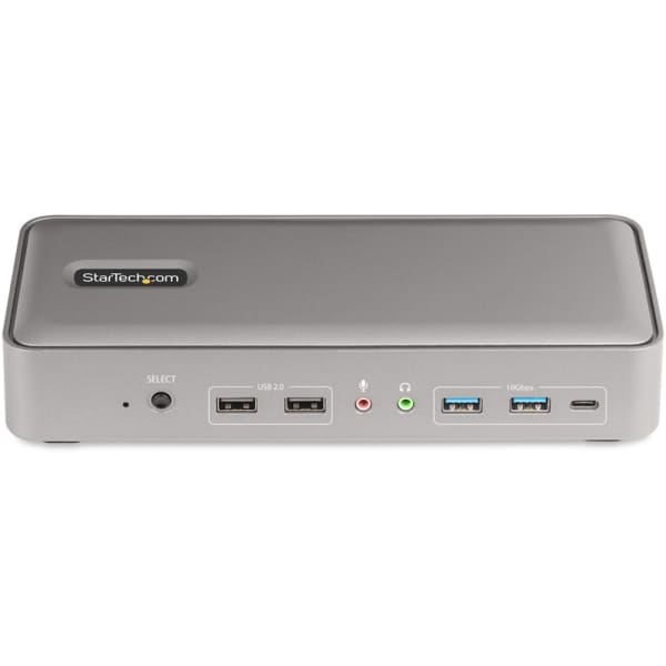 StarTech.com - 129N-USBC-KVM-DOCK - Dual Laptop USB-C KVM Docking ...