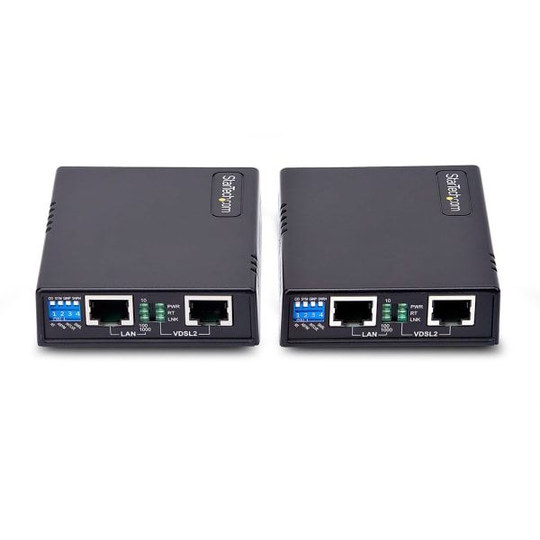 StarTech.com - VDSL-LAN-EXTENDER-1G - VDSL2 Ethernet Extender Kit, Up ...