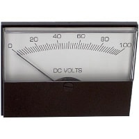 Analog Voltmeters & Parts, Analog Panel DC & AC Voltmeters - RS
