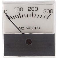 2-0-2V DC ±1.5% 80x80mm M42300 Voltmeter analog panel meter volt