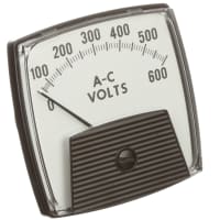12G437 Analog Panel Meter,DC Voltage,0-15 DC V