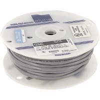 CABLE Carol 1000Ft Gray C0762A.41.10 Shielded 22AWG 4C 300V Wire CMR for  sale online