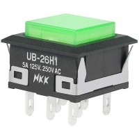 NKK Switches UB26KKW015F-FF