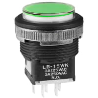 NKK Switches LB15WKW01-5F24-JF