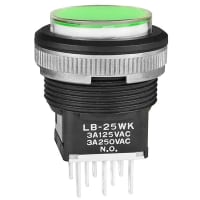 NKK Switches LB25WKW01-5F-JF
