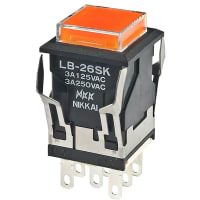 NKK Switches LB26SKW01-5D-JD