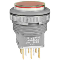 NKK Switches LB26WGG01-5C24-JC