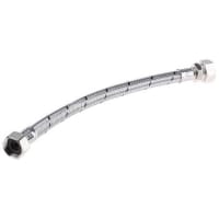 RS PRO - 7118454 - 300mm Long EPDM 15 bar Braided Stainless Steel Hose - RS