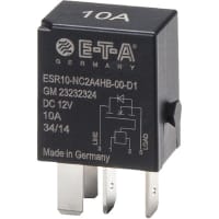 Protección y control ESR10-NC2A4HB-00-D2-10A del circuito de E-T-A
