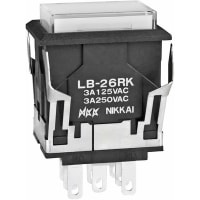 NKK Switches LB26RKW01-01-JB