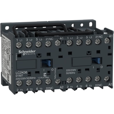 Schneider Electric - LC2K0601F7 - Reversing Contactor LC2 3P, 110 VAC ...