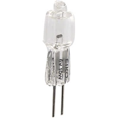 EIKO - JCD6V10WH20 - Lamp, Halogen, T-2 3/4, G4 (Sub-Mini 2-Pin), 6V ...