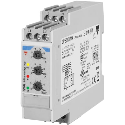 Carlo Gavazzi, Inc. - DPB01CM23 - Relay,E-Mech,3-Phase Monitor,SPDT,8A ...