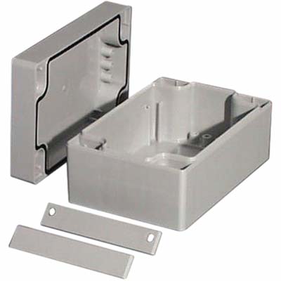 OKW Enclosures - C2008121-AL - Enclosure,Box-Lid,ABS,UL94HB,LightGray,4 ...