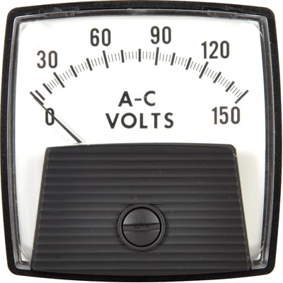 Hoyt Electrical Instrument Works - 5026-150VAC - AC Voltmeter ...