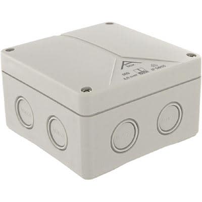 Altech Corp - 806-407 - Junction Box,Polystyrene,Gray,4.33x4.33x2.64 In ...