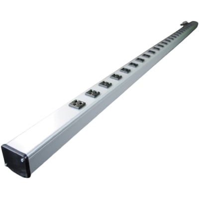 Wiremold - UL2063BC - Power Strip, Basic, 24 Outlets, Rack Mnt, 6ft ...