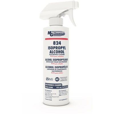 MG Chemicals - 824-500ML - Cleaner, Multi-Purpose, Wt 16 oz (473ml), Isopropyl  Alcohol, Spray Bottle - RS