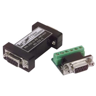 L-com - Sc-232-c - Rs232 To Rs485 Rs422 Interface Converter Db9 -m  Db9 