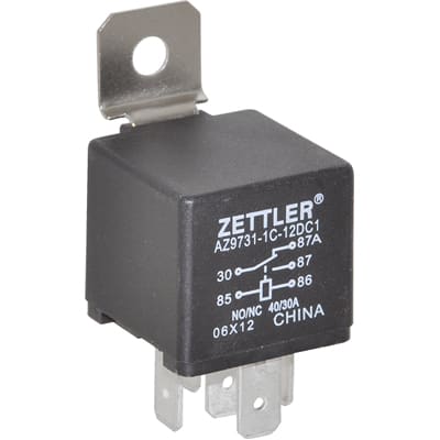 American Zettler, Inc. - AZ9731-1C-12DC1 - Mini-Iso Automotive Relay ...