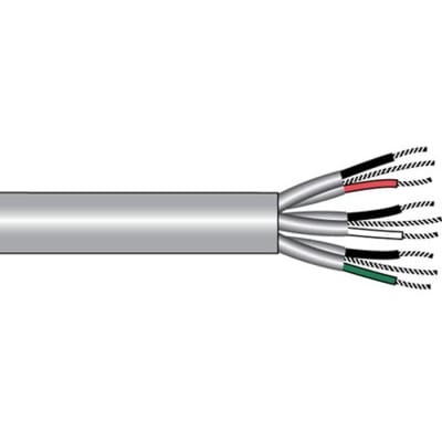 Alpha Wire - 6054C SL005 - Multiconductor Cable, 4Pr, 22 AWG, Stranded ...